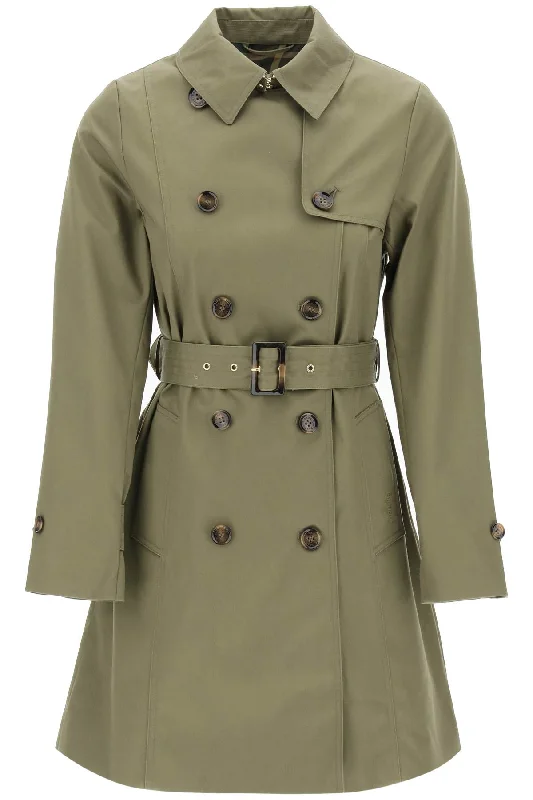 New Season Fashion Preview Sale Barbour Women's Double-Breasted Trench Coat For