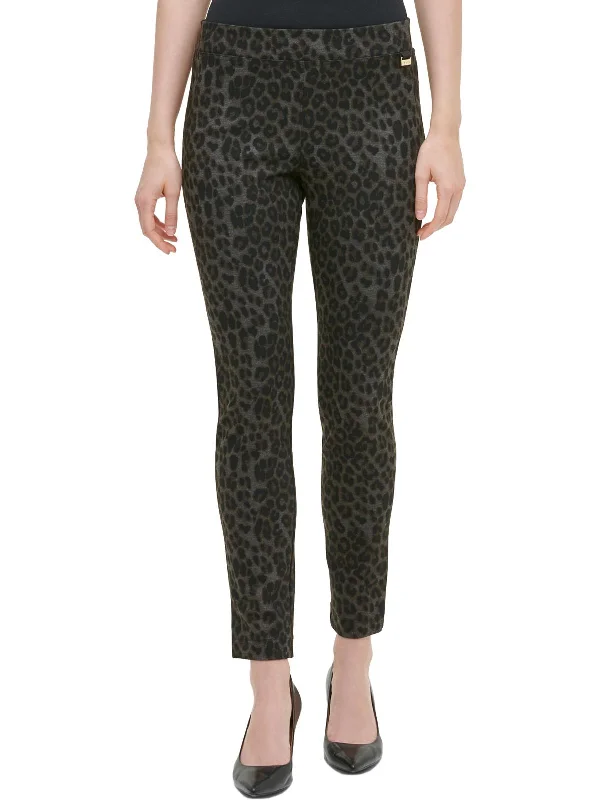 Trendy Styles Womens Animal Print Pull On Skinny Pants