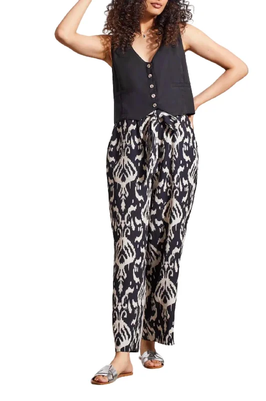 Special Offers, Don't Miss Printed Pull-On Belted Pants In French Oak