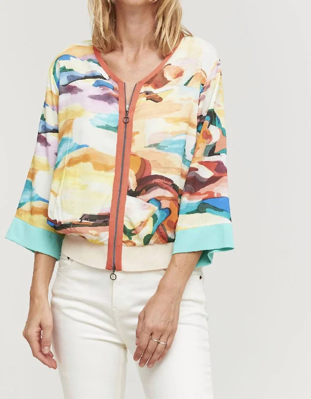 Effortless Style, Endless Impact Colorful Top/jacket In Yellow