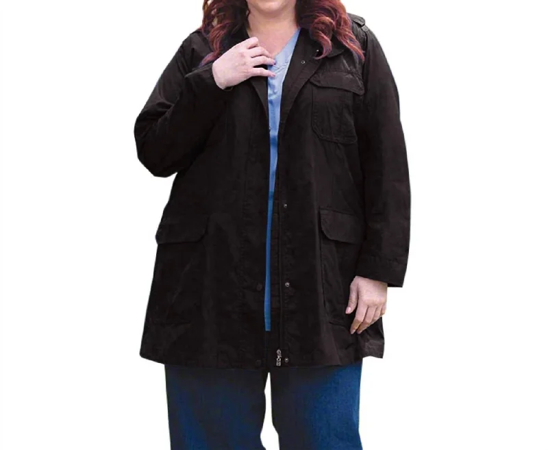 Clearance Sale, All Cheap Spencer Long Sleeve Jacket - Plus Size In Black Spencer