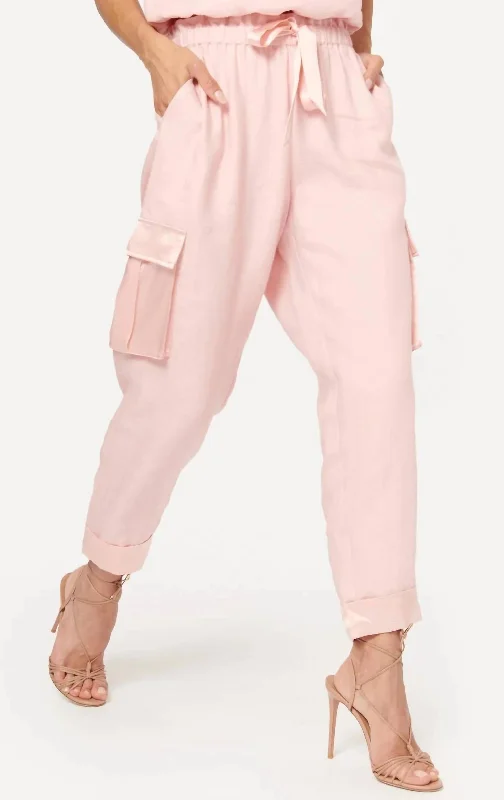 Chic Trend Collection Harley Pant In Petal