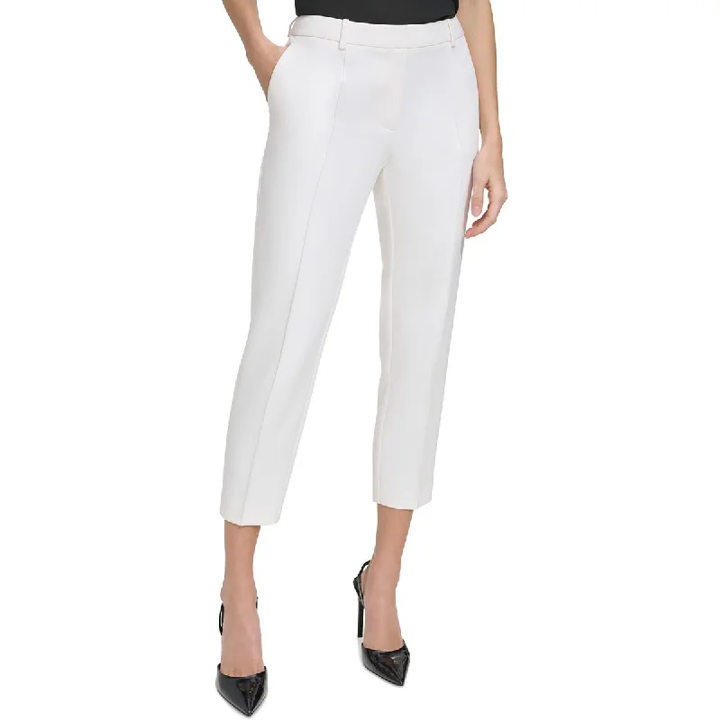 Special Occasion Wear Womens Comfort Waist Polyester Cropped Pants