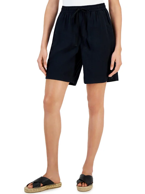 Mother's Day Special Petites Womens Mini High Rise Casual Shorts