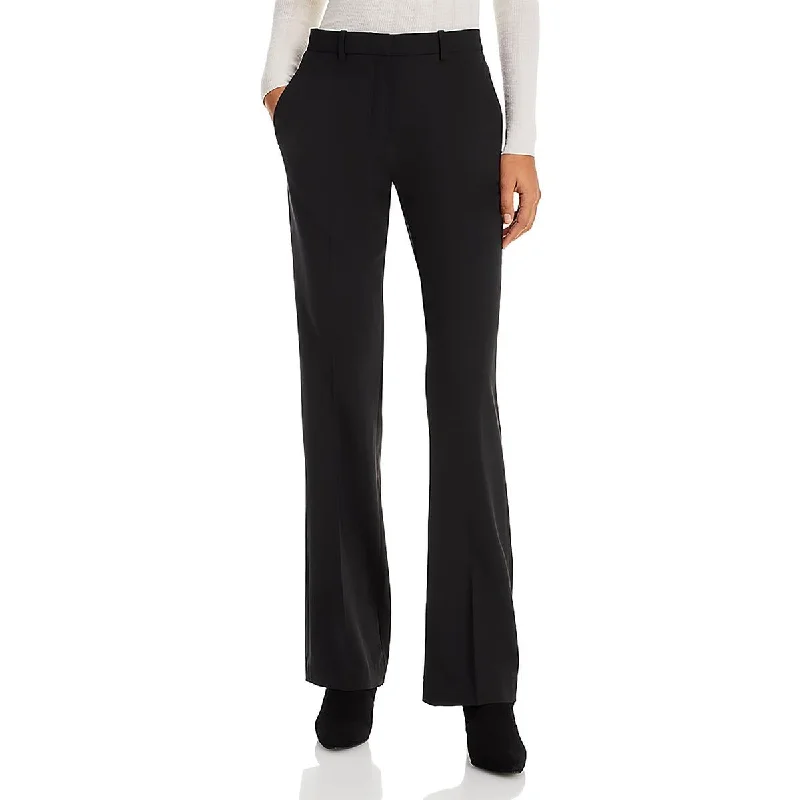 Wardrobe Update Womens Wool Slim Flared Pants