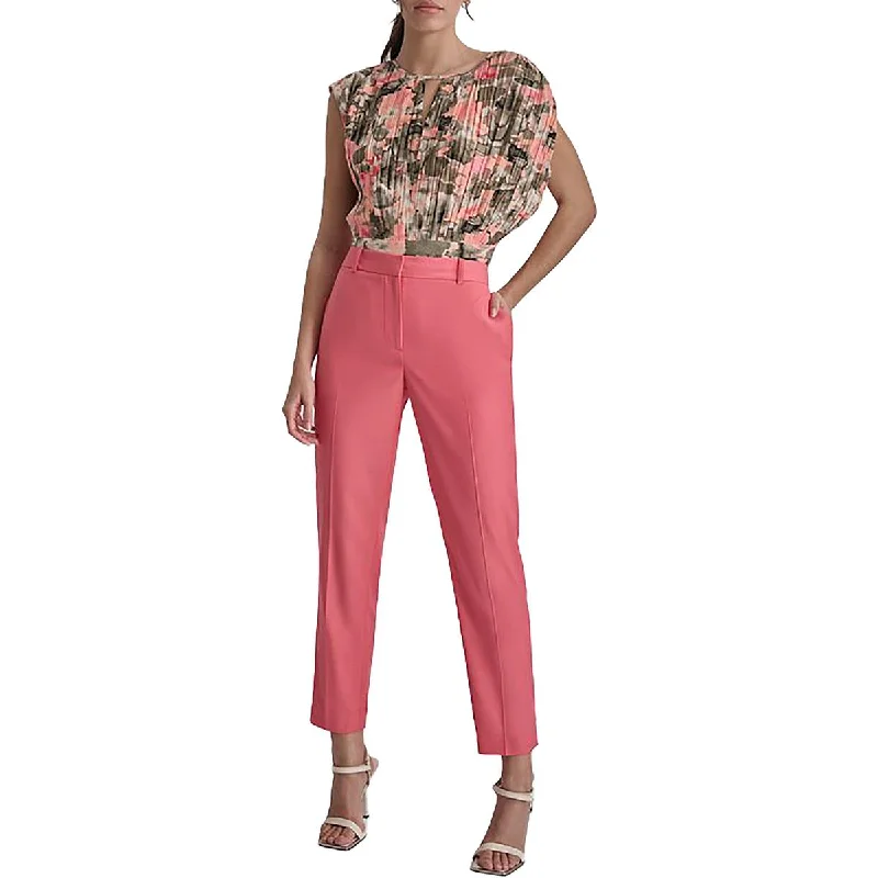 Coastal Beach - Inspired Style Petites The Essex Womens Embellished Polyester Ankle Pants