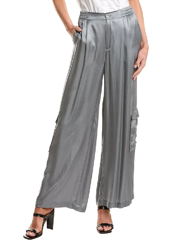 Feminine Soft - Hued Look Johnny Was Pleated Pull-On Pant