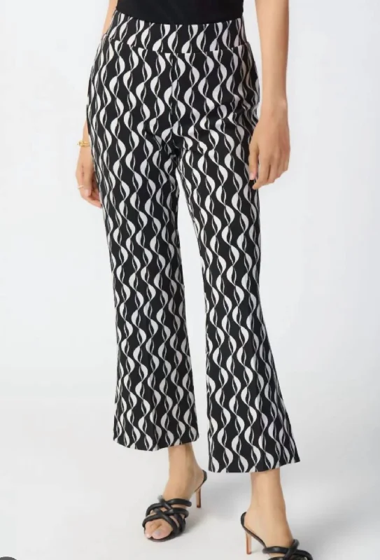 Effortless Style, Endless Impact Geometric Pants In Blackmoonstone