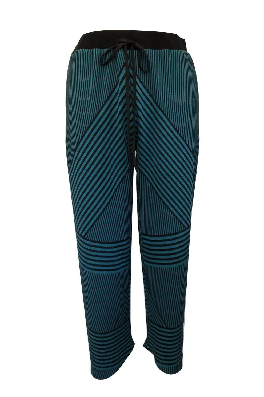 End Of Season Clearance Brit Wit Jogger Pant In Teal And Black