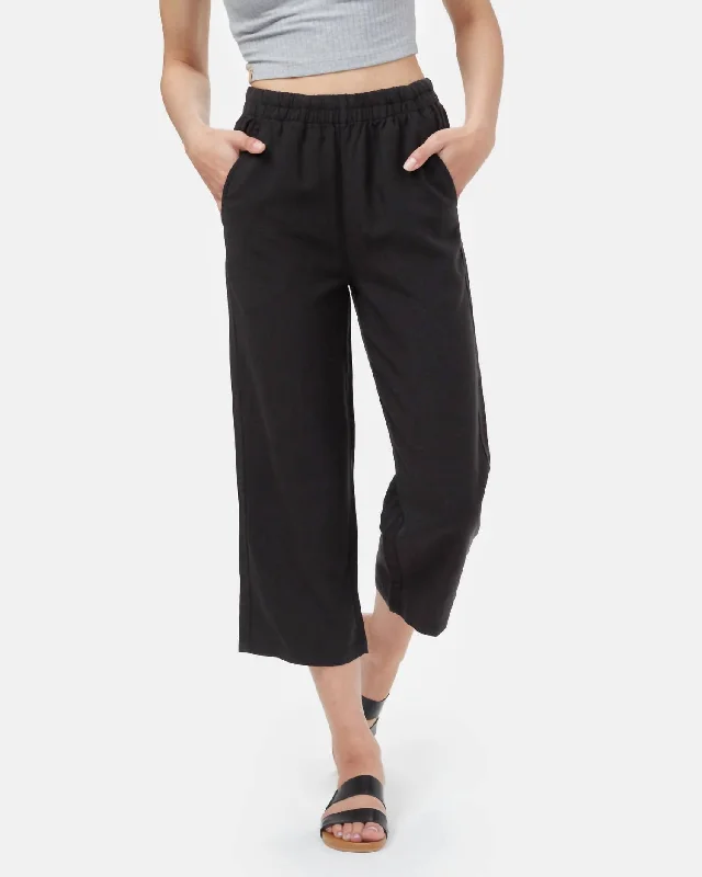 Huge Discounts This Week Treelinen Billow Pants In Meteorite Black