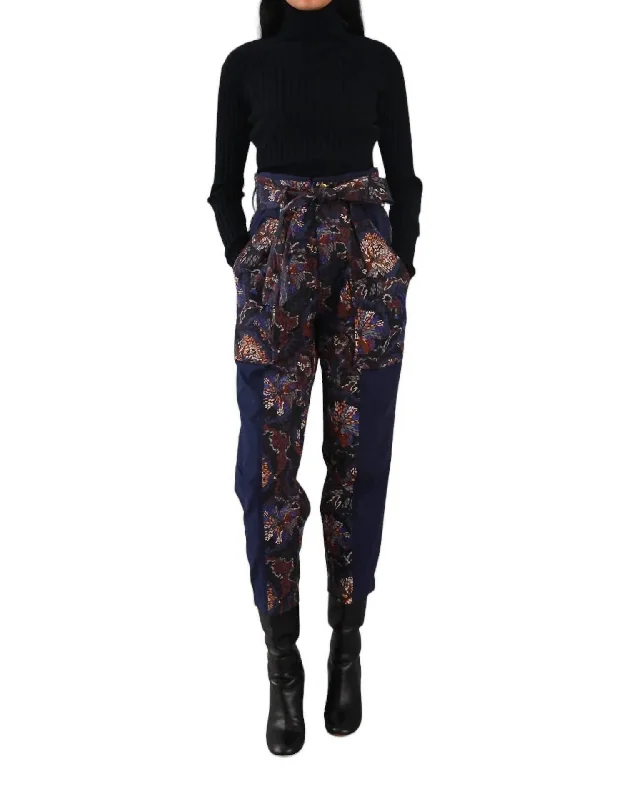 Season Appropriate Women's Collection Ciji Pants In Lacar Navy