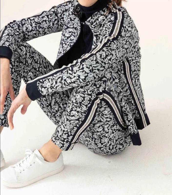 Versatile Wardrobe Essentials Track Jacket In Multi