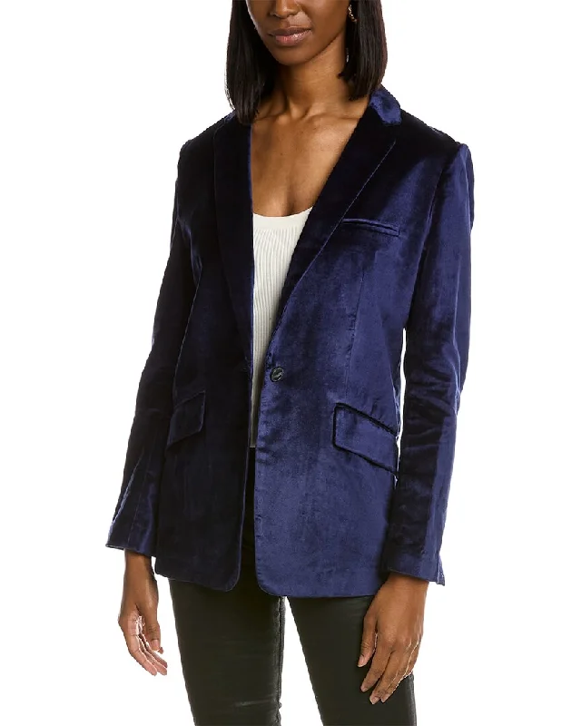 Valentine's Special rag & bone Margot Velvet Blazer