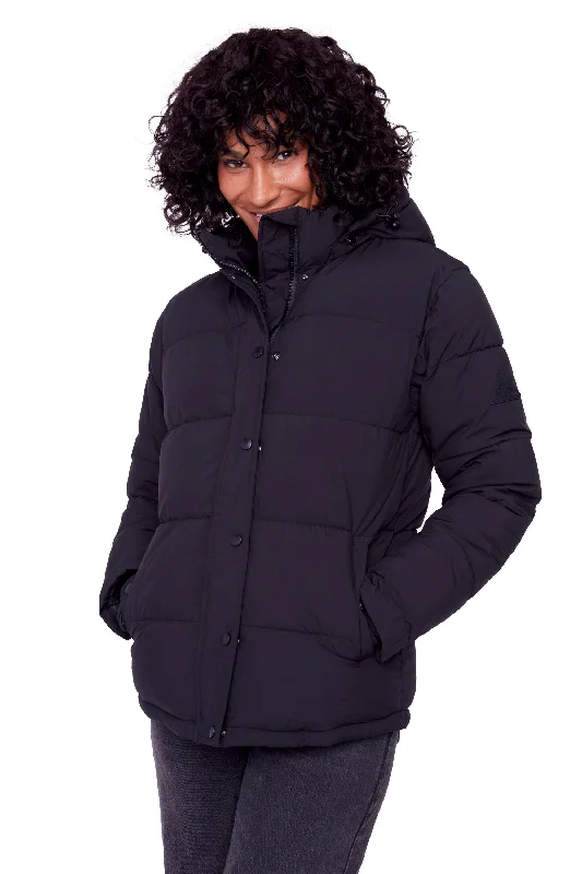 Seasonal Trends FORILLON | WOMEN'S VEGAN DOWN (RECYCLED) SHORT QUILTED PUFFER JACKET