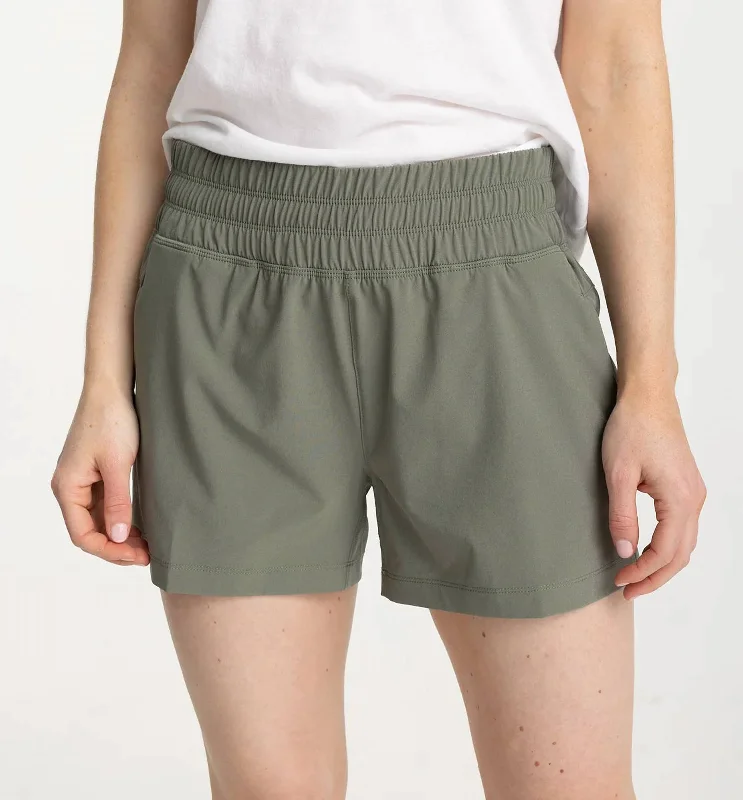 Exclusive Sale Pull-On Breeze Short In Agave Green