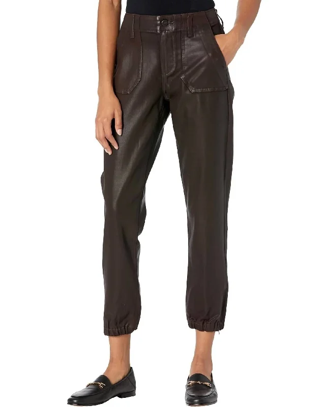 New Styles Just In Mayslie Transcend Denim Weekender Jogger In Chicory Coffee Luxe Coating