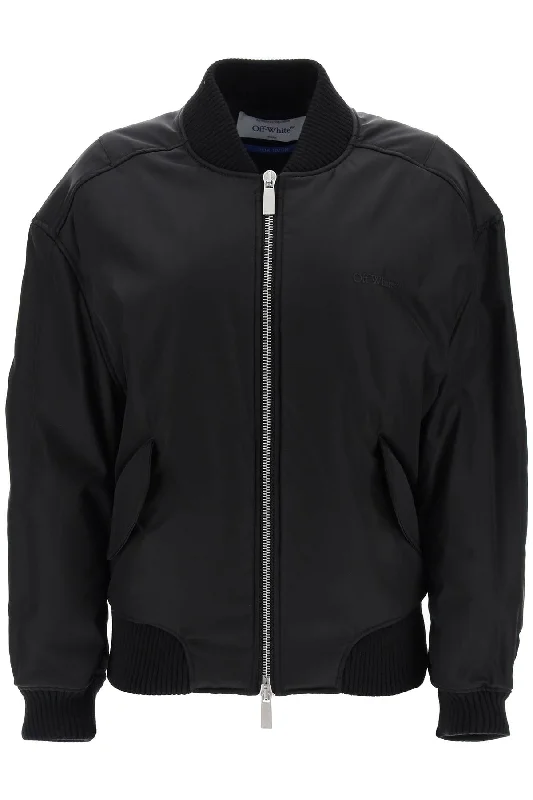 Style Without Limits Off- Women's Nylon Twill Bomber Jacket