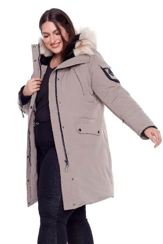 Massive Selection Sale LAURENTIAN PLUS | WOMEN'S VEGAN DOWN (RECYCLED) LONG PARKA (PLUS SIZE)