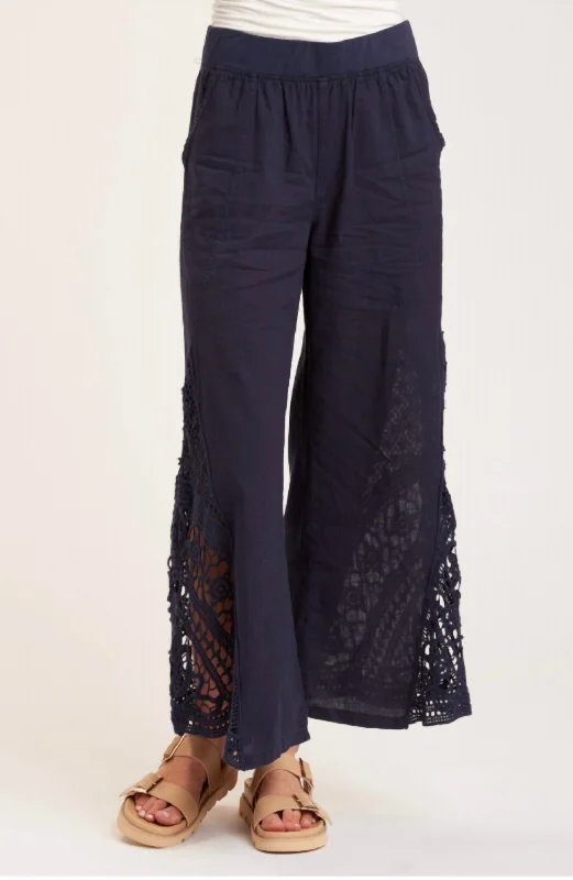 Bid Farewell To The Old Season Ismay Wide Leg Pants In Black