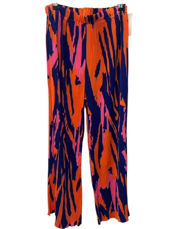 The Epitome Of Modern Women's Fashion Going Somewhere Magic Pants In Purple/orange