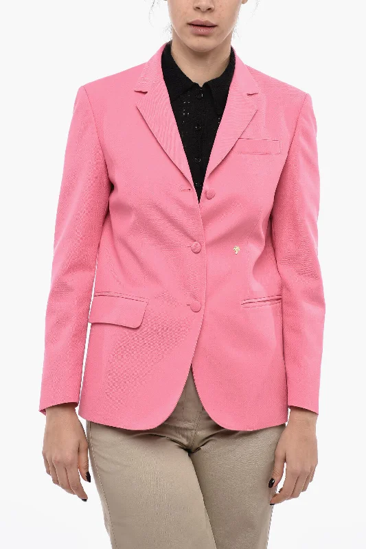 Trend Setting Threads Palm Angels Single Breasted Miami Blazer With Flap Pockets 40 Italian Size