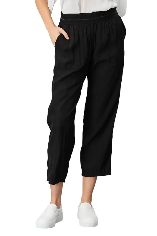 Special Offers D-Satin Crop Jogger In Nighwatch