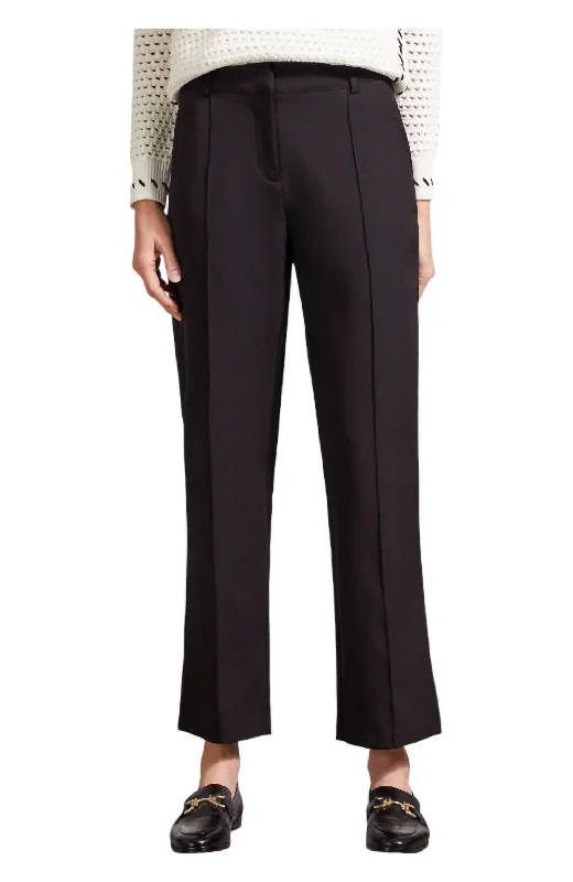 Latest Fashion Fly Front Trouser In Black