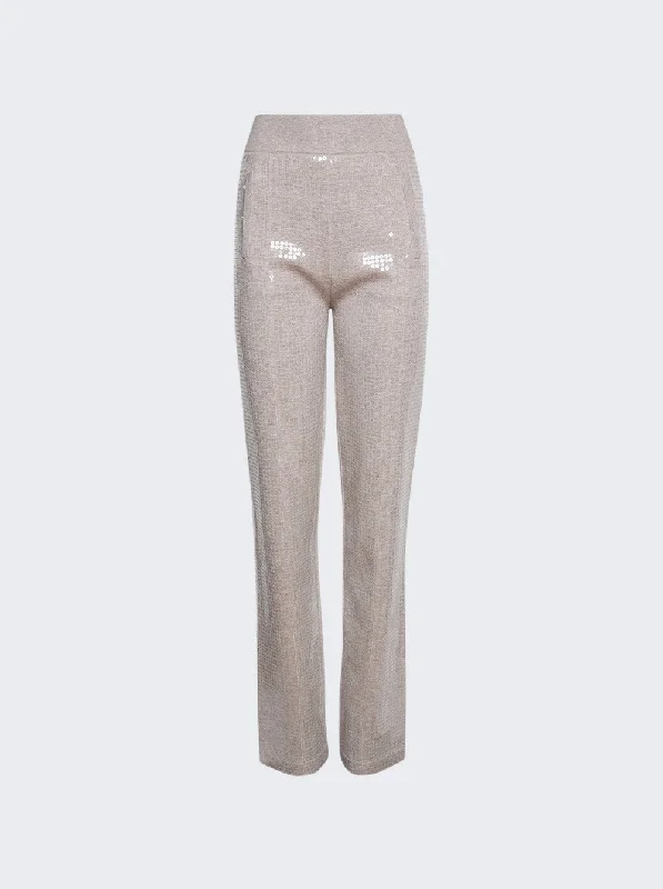 Massive Selection Sale Sequinned Cashmere Cotton Blend Trousers