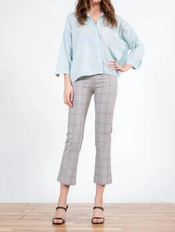 Trend Forward Women's Wear Leo Pants In Madras