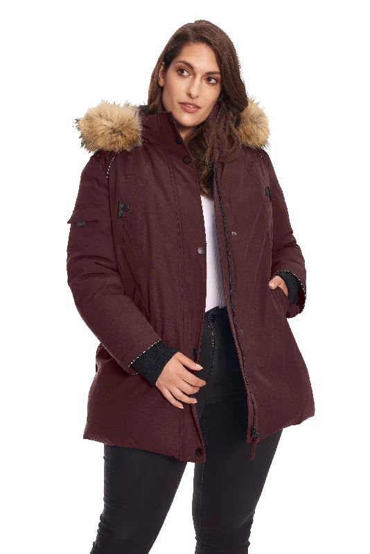 Seize Bargains GLACIER PLUS | WOMEN'S VEGAN DOWN (RECYCLED) PARKA (PLUS SIZE)