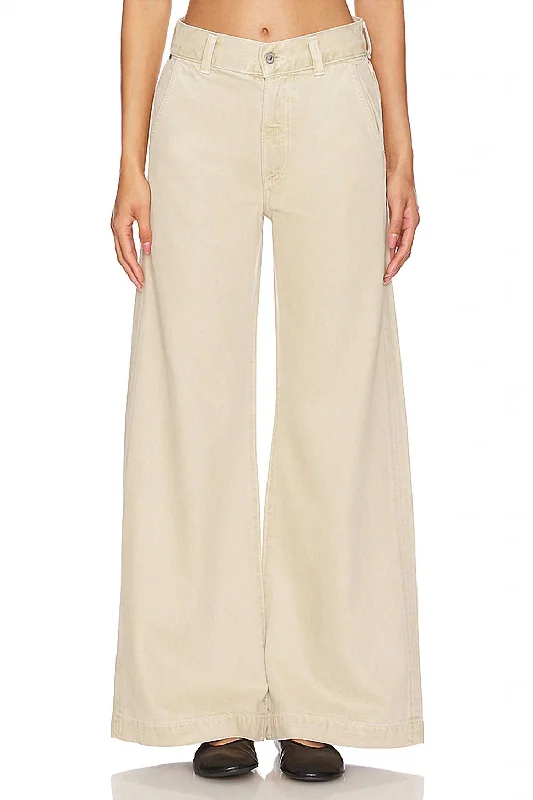 Chic And Trendy Beverly Trouser Pants In Taos Sand