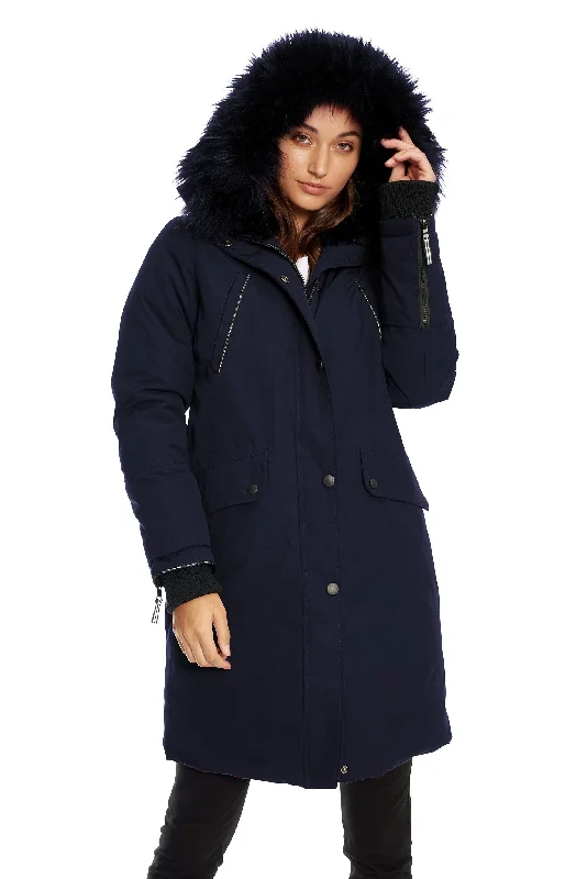 Elevate Your Wardrobe LAURENTIAN | WOMEN'S VEGAN DOWN (RECYCLED) LONG PARKA