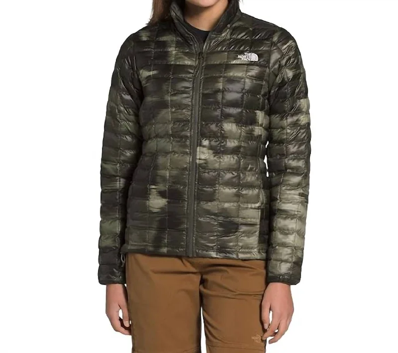 Style Breakthroughs Thermoball Eco Jacket In New Taupe Green