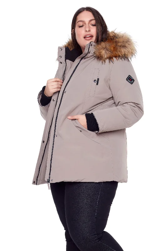 Chic Outfits GLACIER PLUS | WOMEN'S VEGAN DOWN (RECYCLED) PARKA (PLUS SIZE)