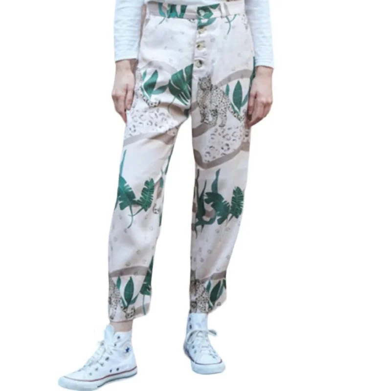 Limited Time Offer Jungle D' Amour Pants In Light Cream