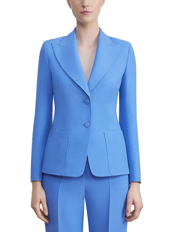 Quick Grab Deals Womens Wool Suit Separate Two-Button Blazer