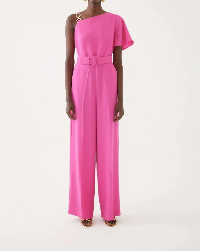 Seasonal Fashion Tulum Jumpsuit In Pink