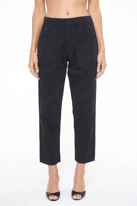 Discover Now Pamela High Rise Straight Trouser In Fade To Black