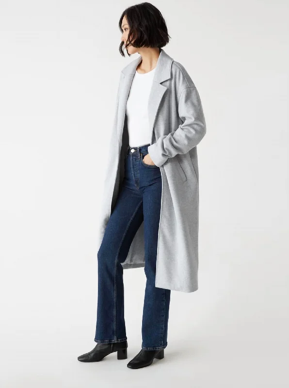 Athleisure Wear Special Offer Torres Terry Overcoat In Heather Grey