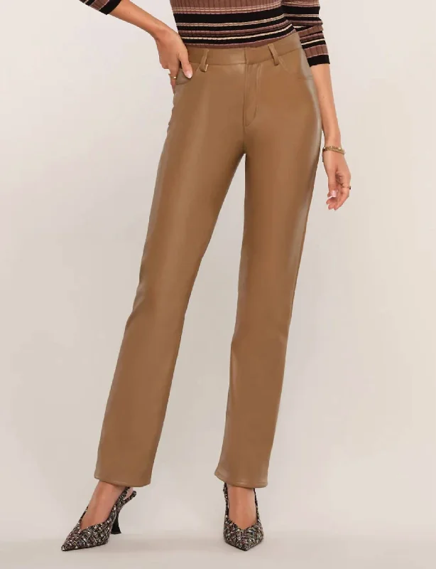 Vintage Elegance Ashe Pant In Camel