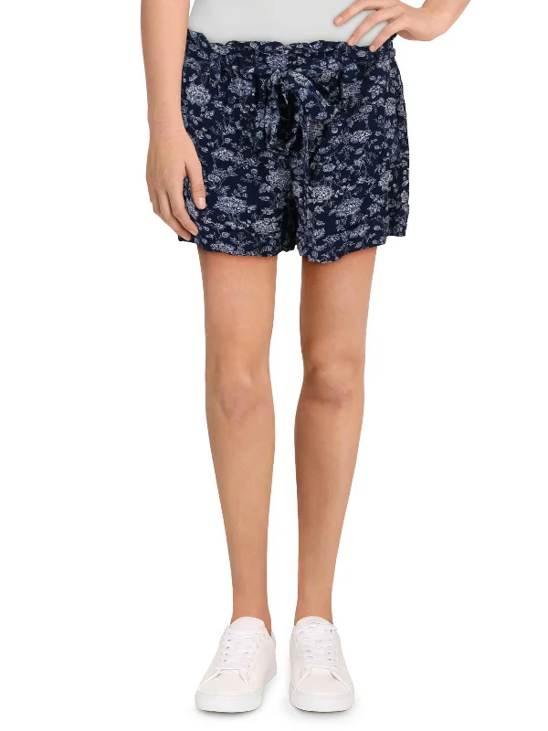 Seasonal Clearance Womens Floral Mini Shorts