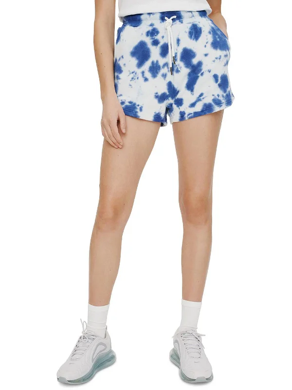 Clearance Sale, All Cheap Womens Tie Dye Cotton Casual Shorts