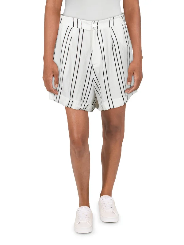 Flash Sale Now Besara Womens Striped Cuffed Casual Shorts