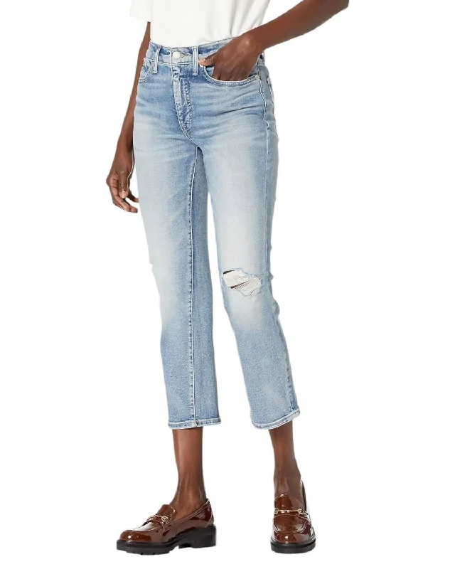 Flash Sale Zoe Straight Crop Jeans In At Sea Dest