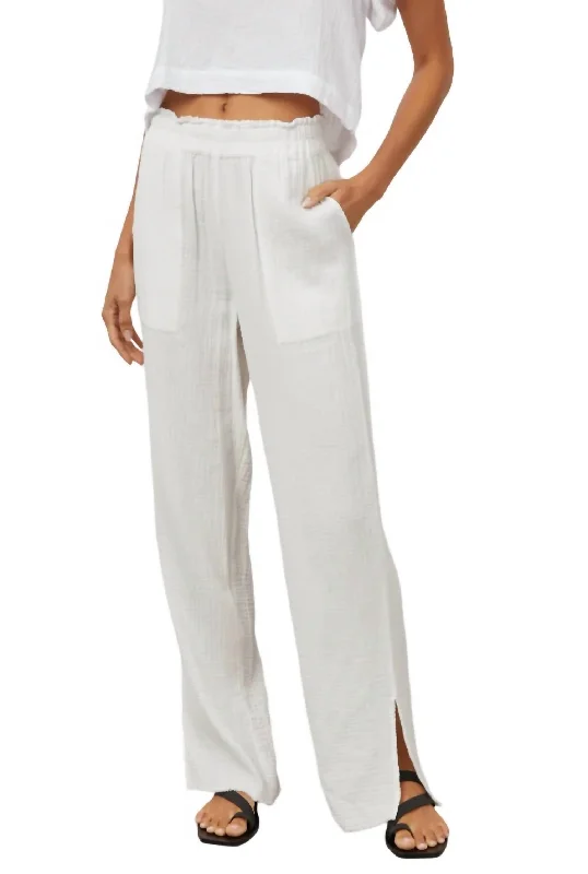 Embrace New Fashion Leon Pant In White