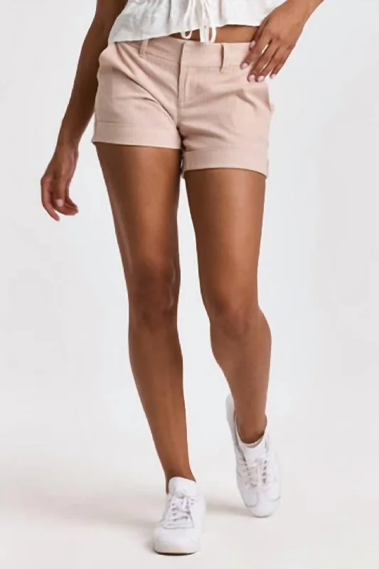 Trendy Fashion Sale North Hampton Hise Rise Short In Striped Blush