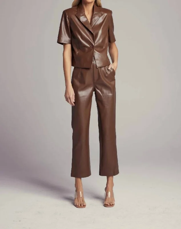 Budget-Friendly Fashion Rucker Pants In Chocolate Brown