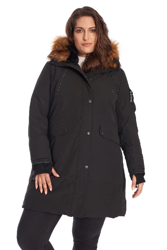 Fashion Sale LAURENTIAN PLUS | WOMEN'S VEGAN DOWN (RECYCLED) LONG PARKA (PLUS SIZE)