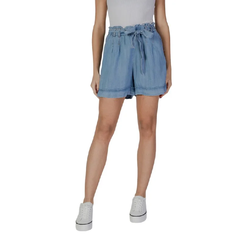 Nordic Minimalist Home Look B.Young blue Lyocell Women's Short