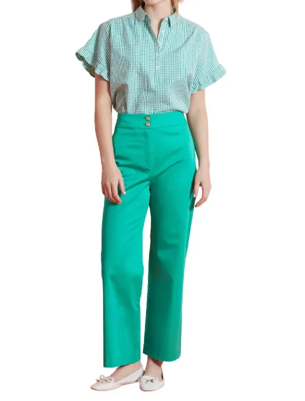 Premium Fashion Victoria Pant In Parakeet